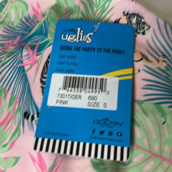 Dolfin Uglies Men's Tiger Garden 9 Inch Boardshort Small NWT - Picture 5 of 8